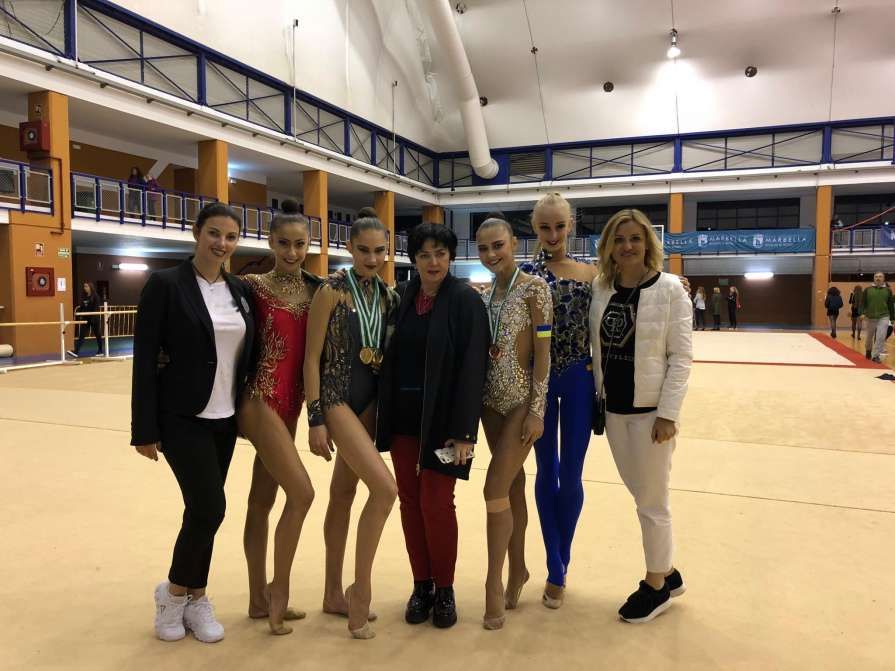 Украинские гимнастки завоевали пять медалей на гран-при в Испании