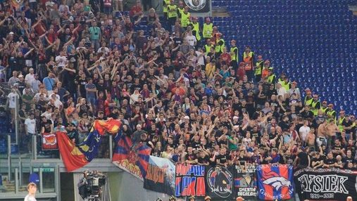 УЄФА відкрила справу через сутички російських фанатів ЦСКА у Римі