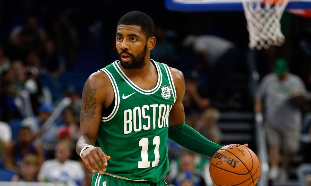 Игрока "Бостона" Кайри Ирвинга оштрафовали за бросок мяча на трибуны после окончания игры: видео