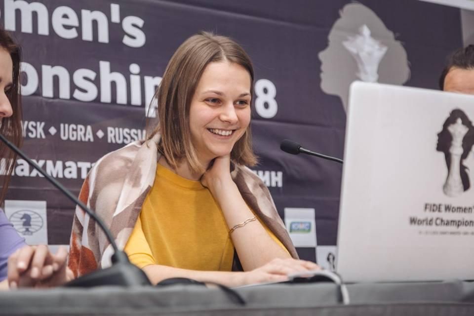 Анна Музичук впевнено вийшла в 1/8 фіналу на чемпіонаті світу з шахів