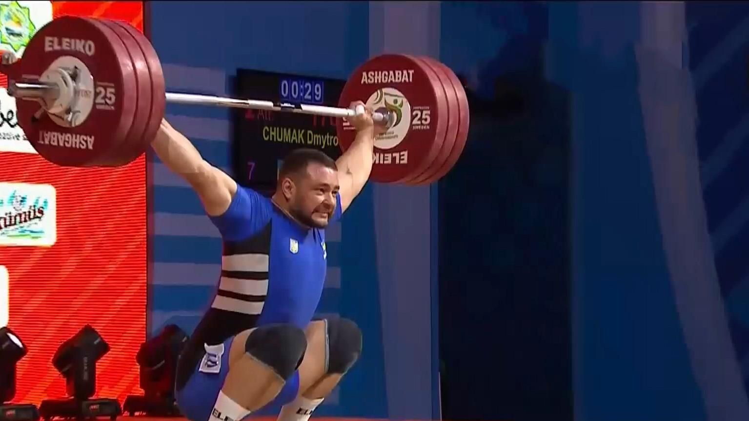 Украинец Дмитрий Чумак стал вице-чемпионом мира по тяжелой атлетике