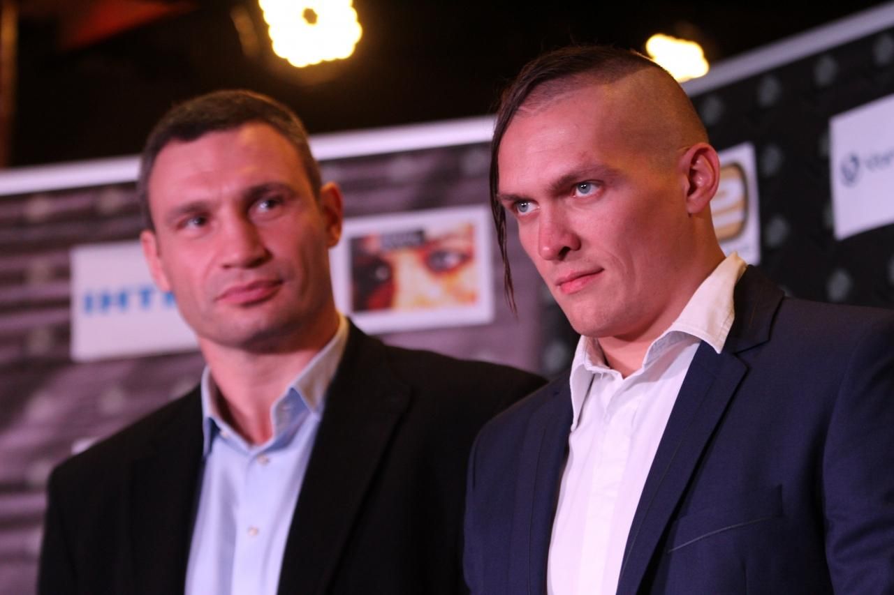 Виталий Кличко поддержал Усика перед боем с Беллью