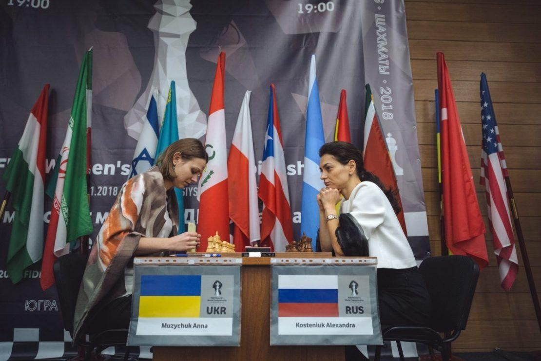Сестры Музычук за выход в полуфинал на Чемпионате мира по шахматам будут играть тай-брейк
