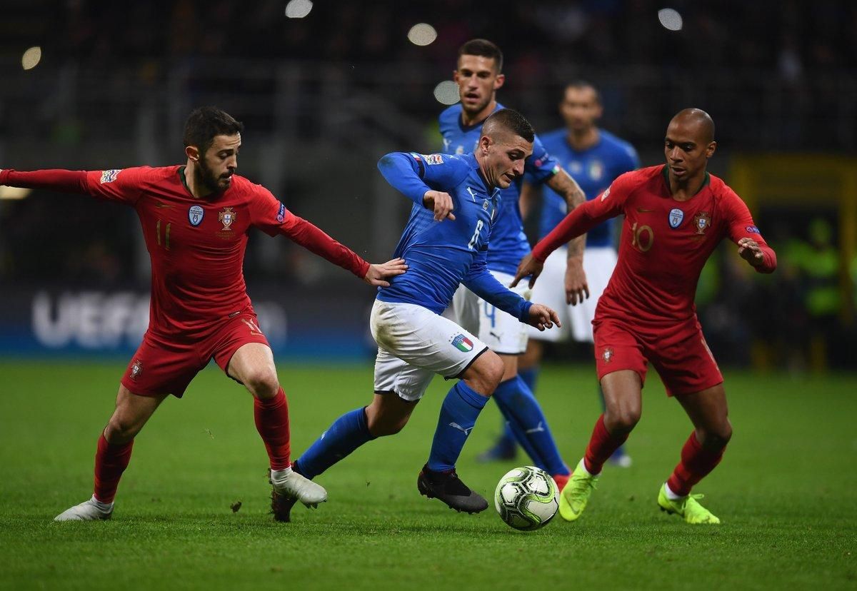 Италия – Португалия: видео голов, обзор матча 17.11.2018