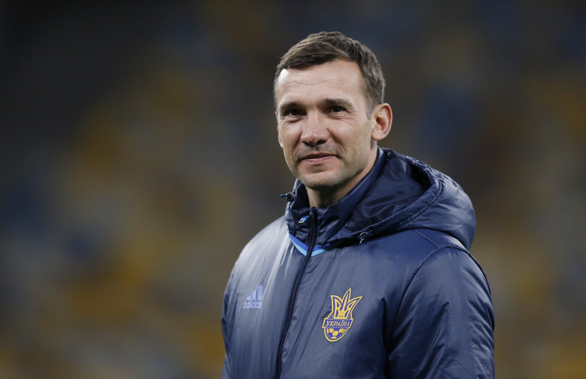 Андрей Шевченко вышел на четвертое место в рейтинге тренеров сборной Украины