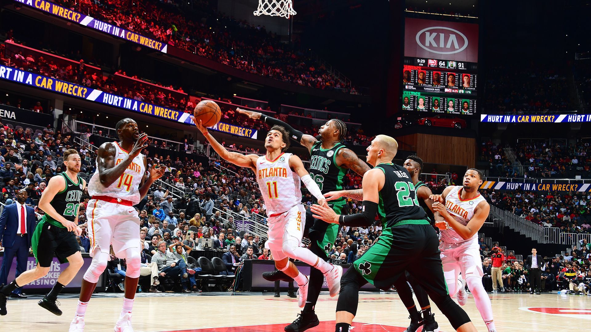 Лень став найкращим гравцем матчу проти "Бостона", але його "Атланта" знову програла: відео Лень став найкращим гравцем матчу проти "Бостона", але його "Атланта" знову програла: відео