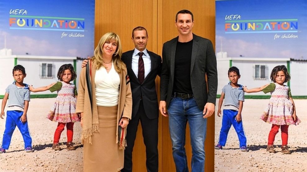 Володимир Кличко приєднався до УЄФА Володимир Кличко приєднався до УЄФА