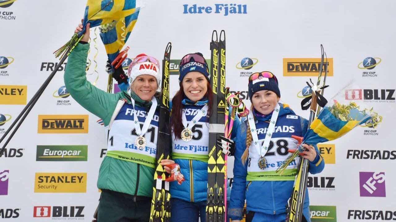 Биатлон: сборная Украины завоевала первую награду на этапе Кубка IBU