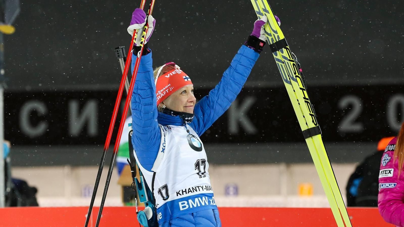 Биатлон: Макаряйнен победила в спринтерской гонке в Поклюке, Пидгрушная – в топ-10 Биатлон: Макаряйнен победила в спринтерской гонке в Поклюке, Пидгрушная – в топ-10