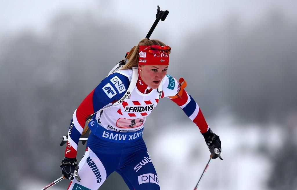 Биатлон: Олсбю победила в спринте, Вита Семеренко финишировала седьмой Биатлон: Олсбю победила в спринте, Вита Семеренко финишировала седьмой