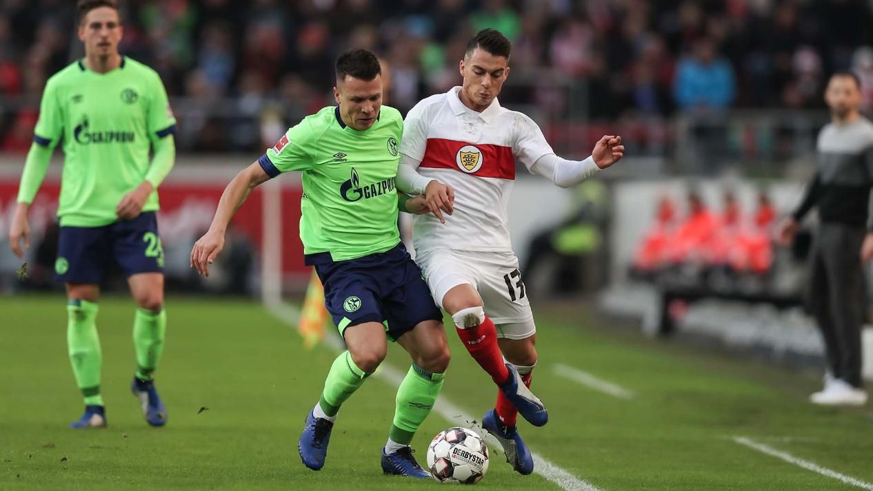 Коноплянка взяв учать у першій гольовій атаці "Шальке", віддаливши його від вильоту Коноплянка взяв учать у першій гольовій атаці "Шальке", віддаливши його від вильоту