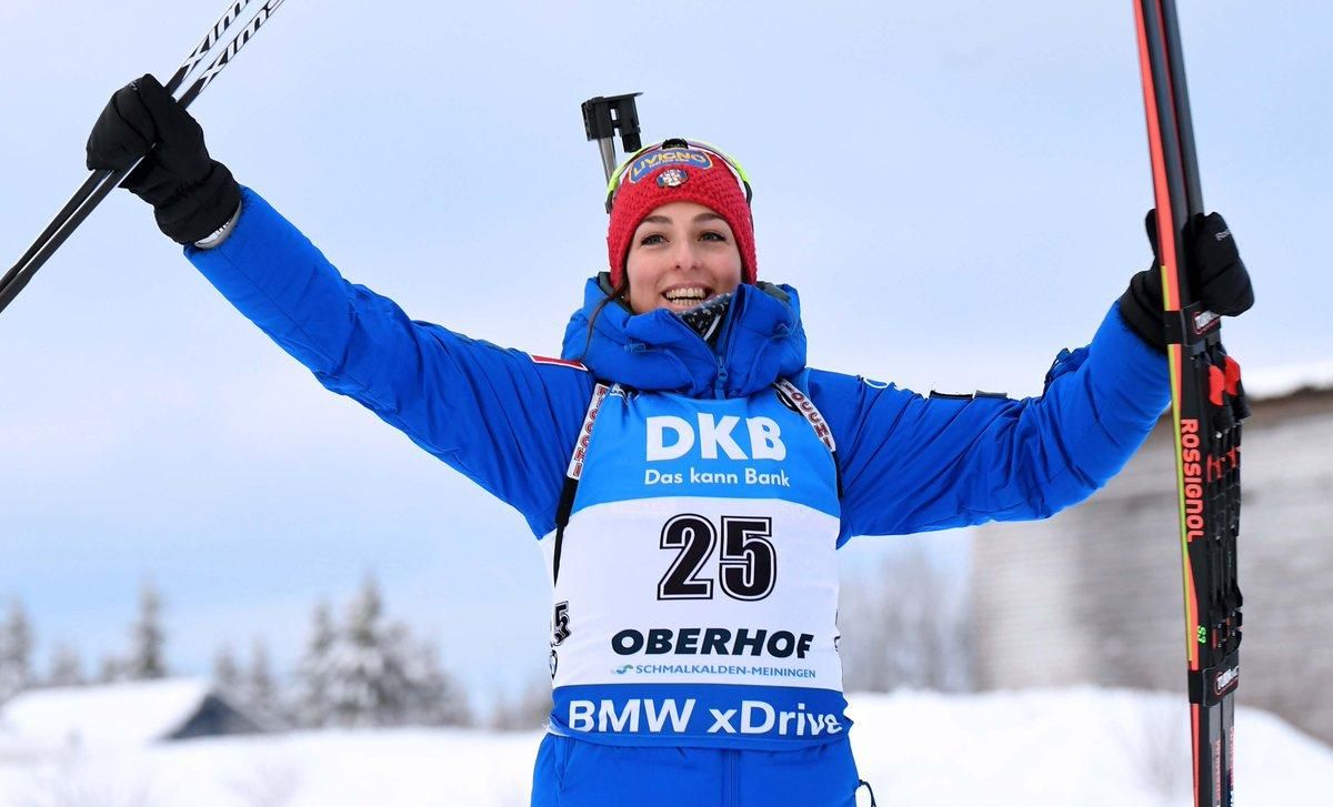 Українські біатлоністки провалили персьют, золото знову здобула італійка Віттоцці Українські біатлоністки провалили персьют, золото знову здобула італійка Віттоцці