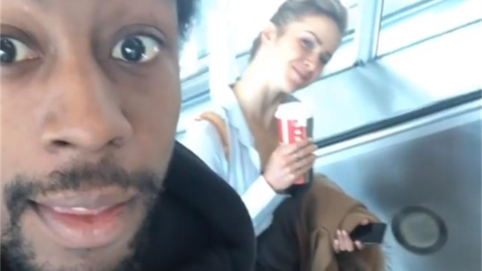 Темношкірий бойфренд Світоліної видав яскраву фразу російською: відео Темношкірий бойфренд Світоліної видав яскраву фразу російською: відео