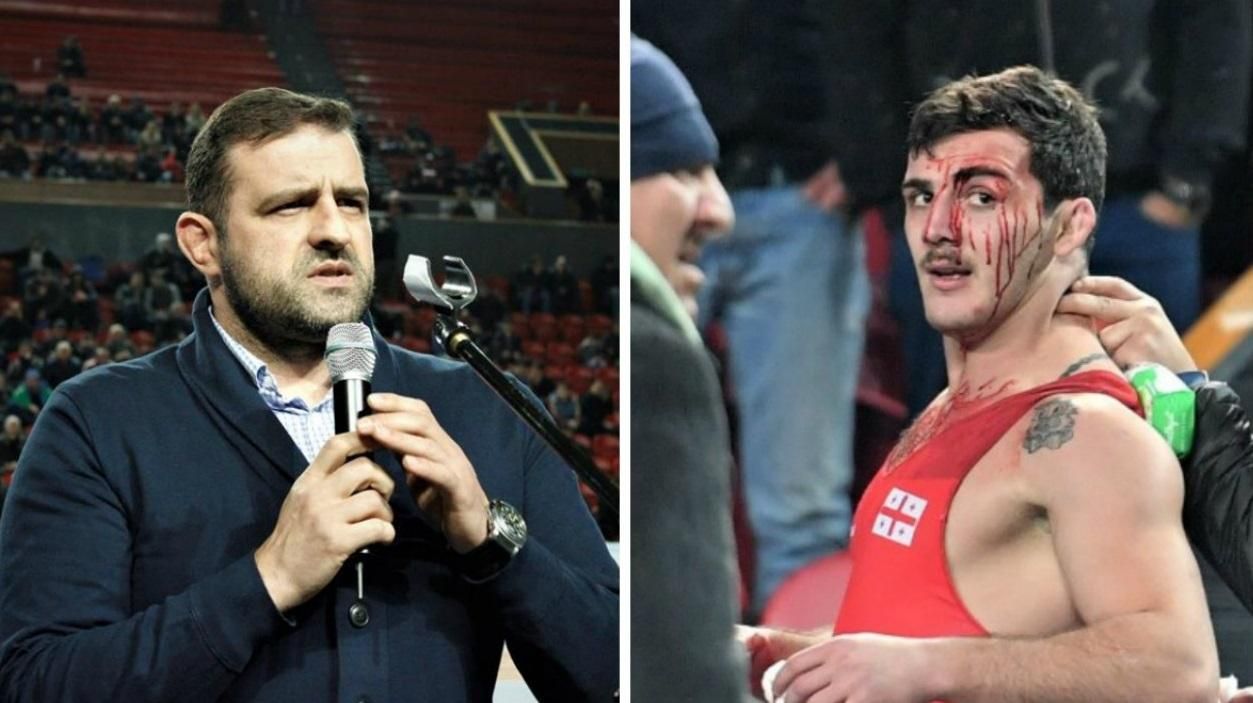 Президент Федерации борьбы Грузии избил цепью двукратного чемпиона Европы: видео драки