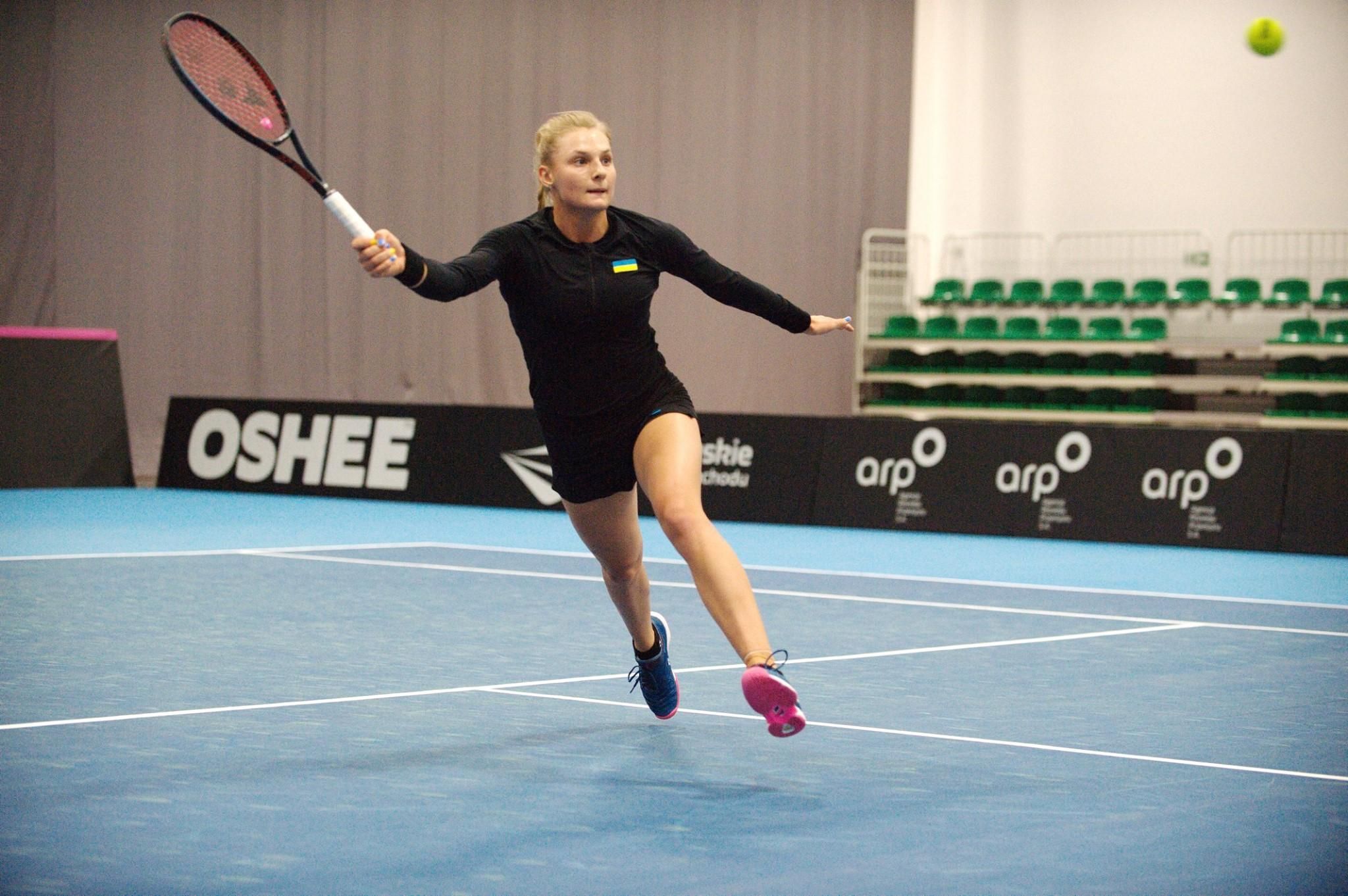 Даяна Ястремська виграла перший матч для збірної України на Кубку Федерації Даяна Ястремська виграла перший матч для збірної України на Кубку Федерації