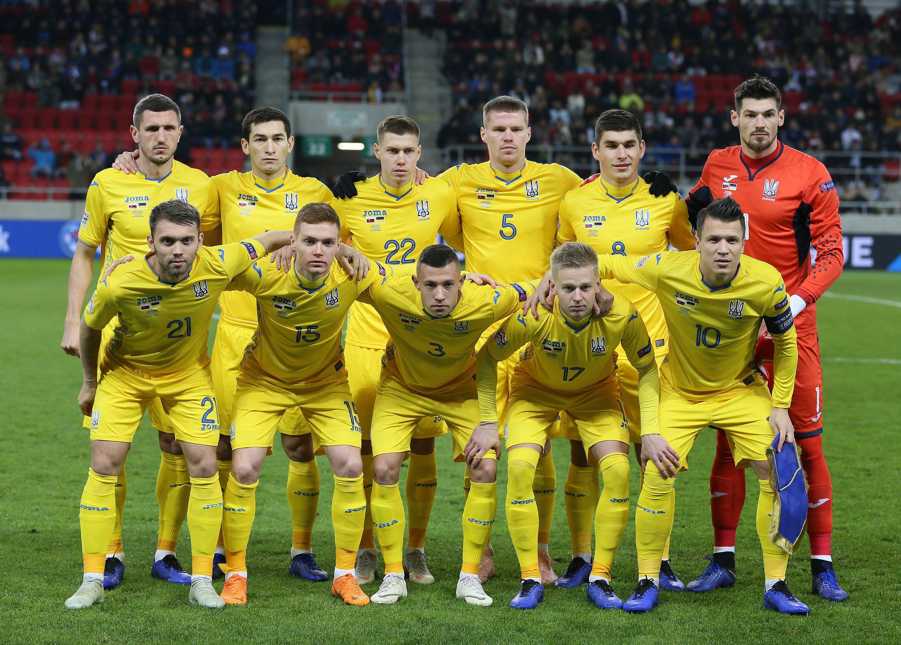 Збірна України опустилась в оновленому рейтингу ФІФА