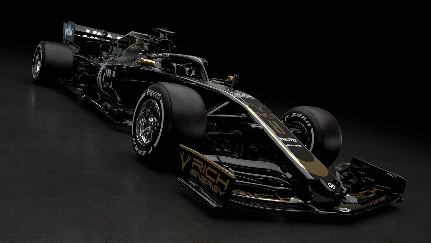 Команда Формулы-1 Haas первой представила ливрею новой машины: фото