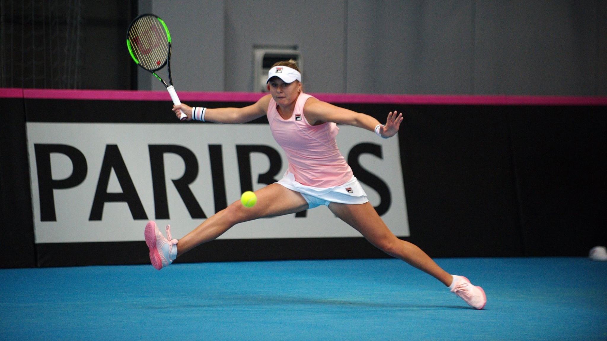 Теніс: Козлова програла другий матч у протистоянні збірних України та Болгарії Теніс: Козлова програла другий матч у протистоянні збірних України та Болгарії