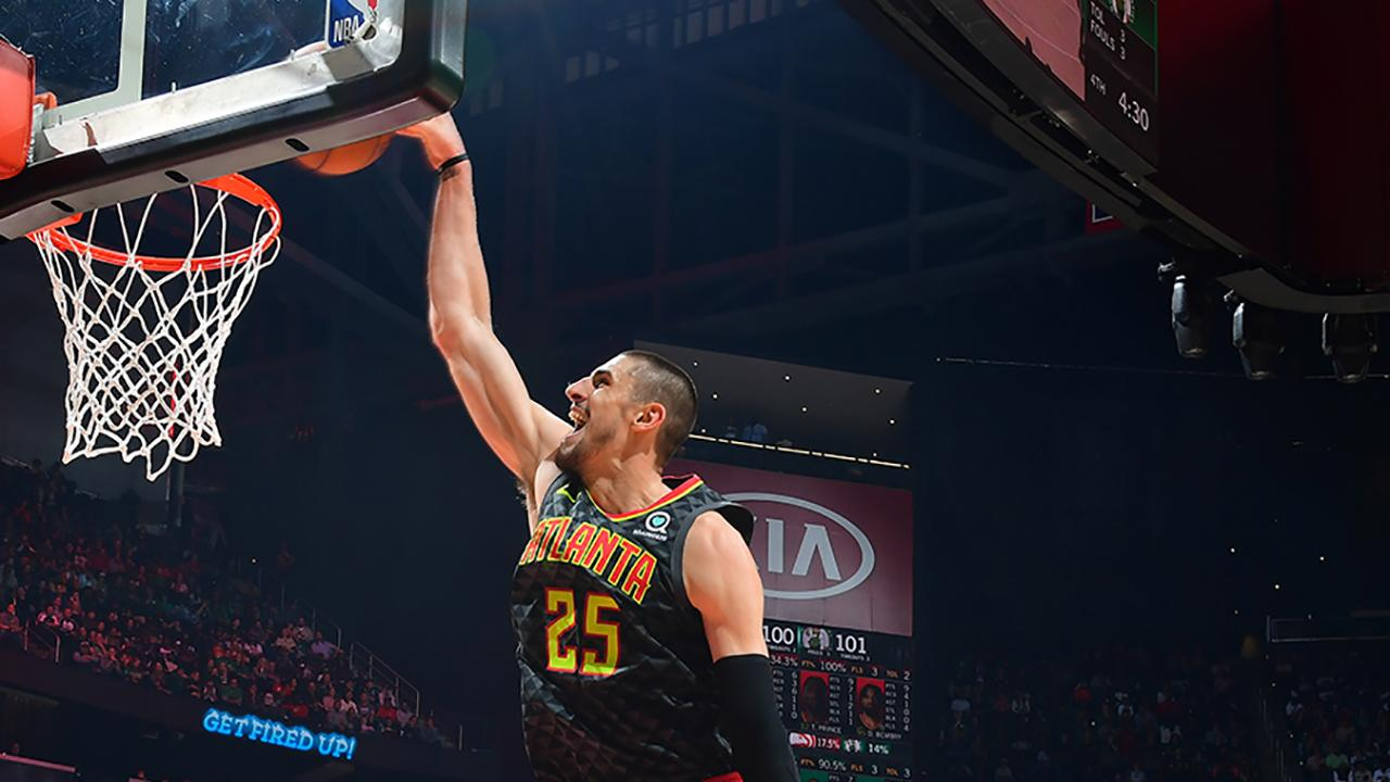 Украинец Лень стал лучшим в составе "Атланты", но его команда уступила "Шарлотт": видео