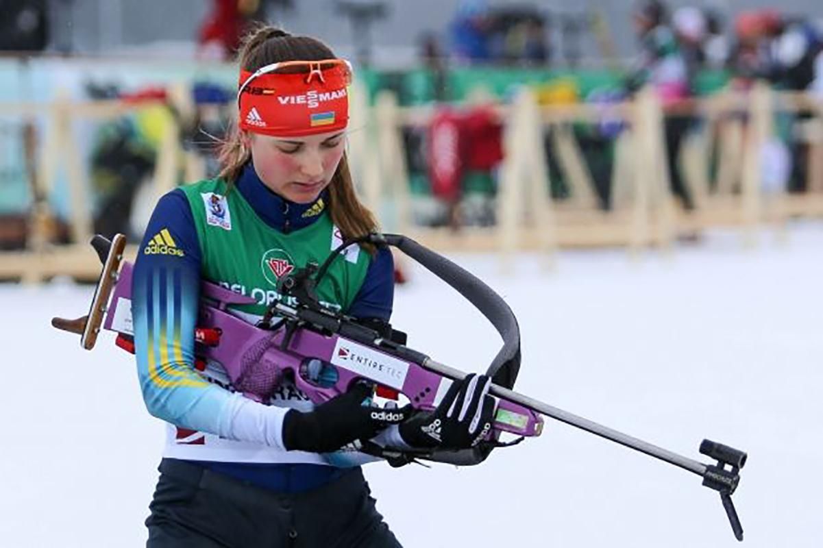 Украинка Журавок завоевала серебро чемпионата Европы по биатлону