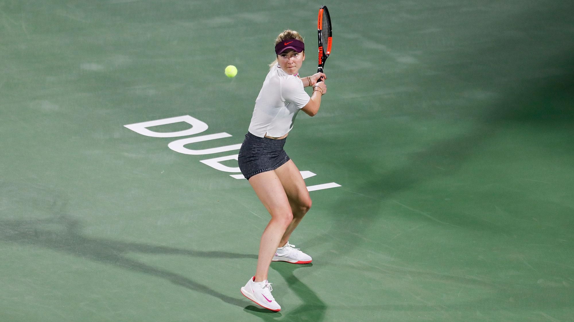 Свитолина уступила в драматичном полуфинале турнира в Дубае и не защитила титул Свитолина уступила в драматичном полуфинале турнира в Дубае и не защитила титул