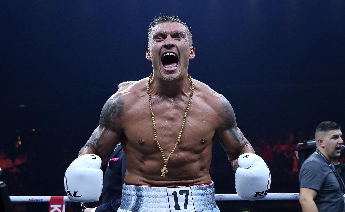 Усик показал, что делает для перехода в супертяжелый вес: фото