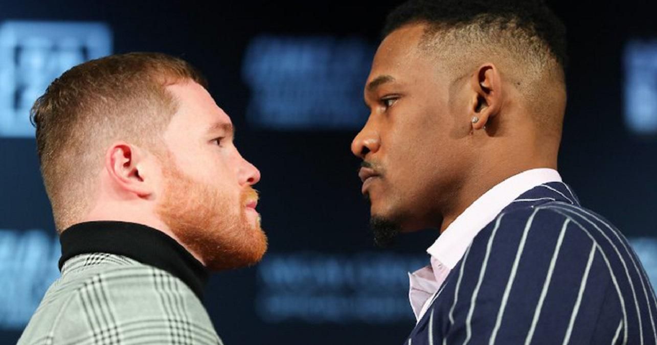 Альварес і Джейкобс вперше зустрілися в дуелі поглядів: фото та відео Альварес і Джейкобс вперше зустрілися в дуелі поглядів: фото та відео