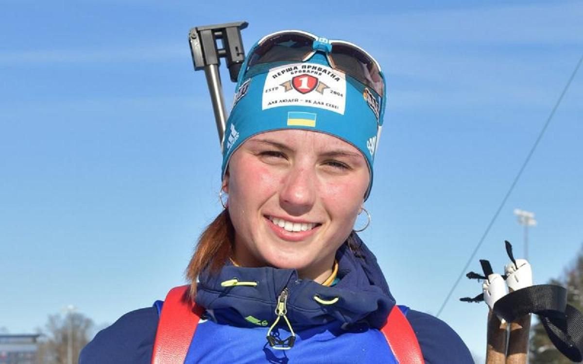 Украинская биатлонистка выиграла бронзу на этапе юниорского Кубка IBU в Норвегии