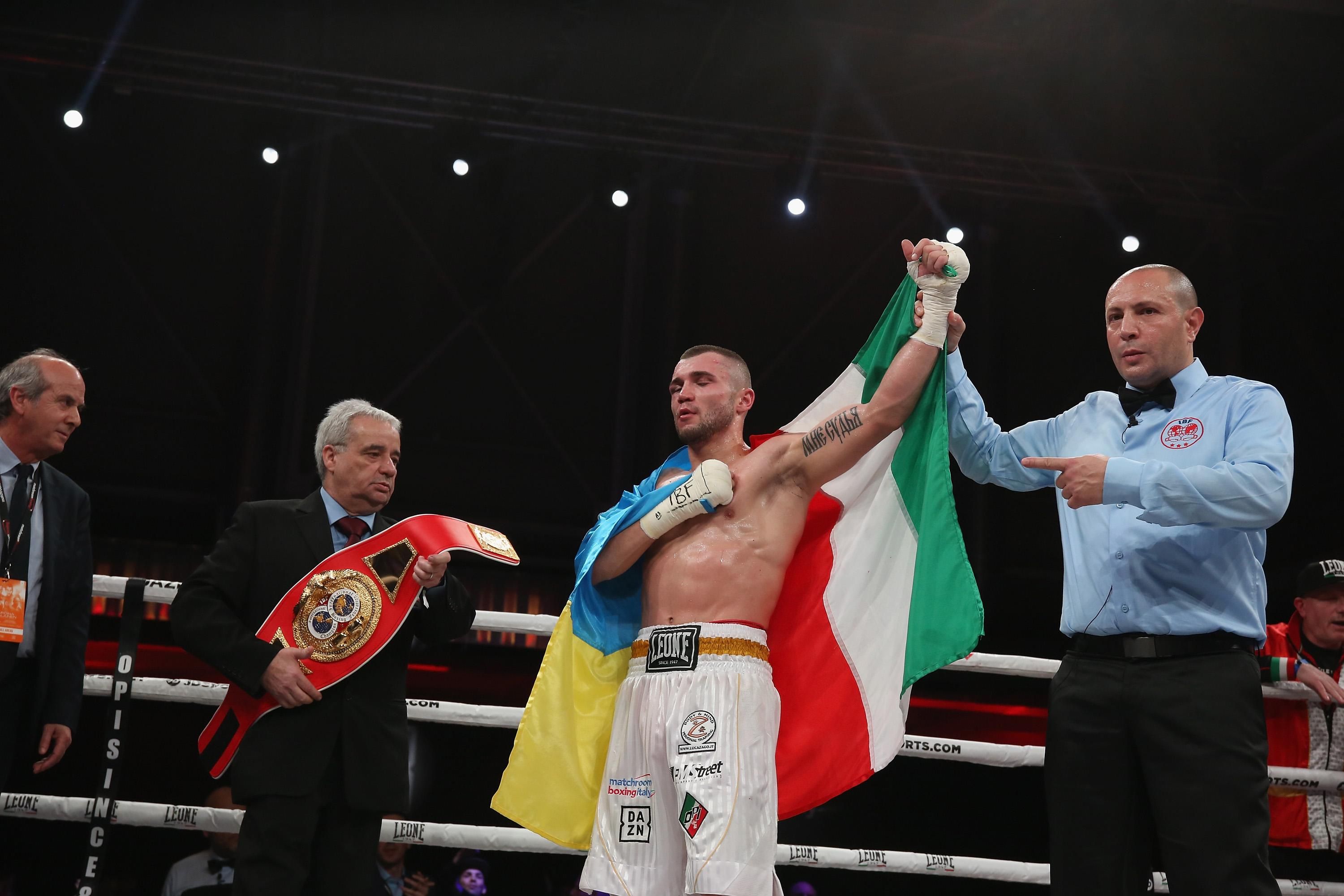 Боксер из Украины завоевал пояс IBF International Боксер из Украины завоевал пояс IBF International