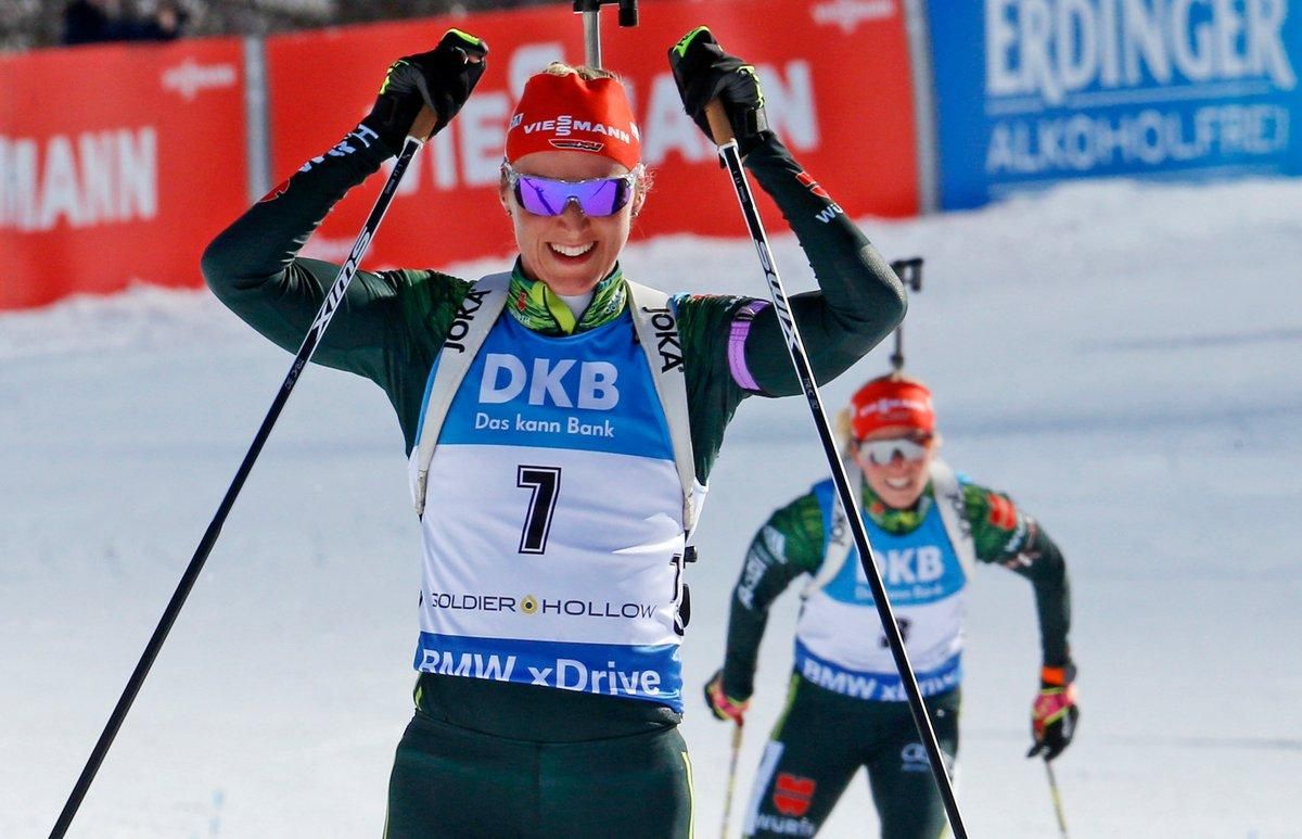 Немка Херрманн сенсационно выиграла персьют на Чемпионате мира, Меркушина – 15-я Немка Херрманн сенсационно выиграла персьют на Чемпионате мира, Меркушина – 15-я