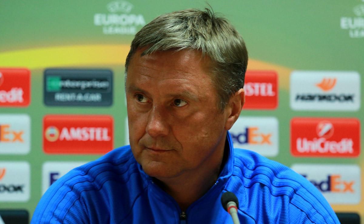 Вопрос отставки обсуждать не буду, – тренер "Динамо" Хацкевич Вопрос отставки обсуждать не буду, – тренер "Динамо" Хацкевич