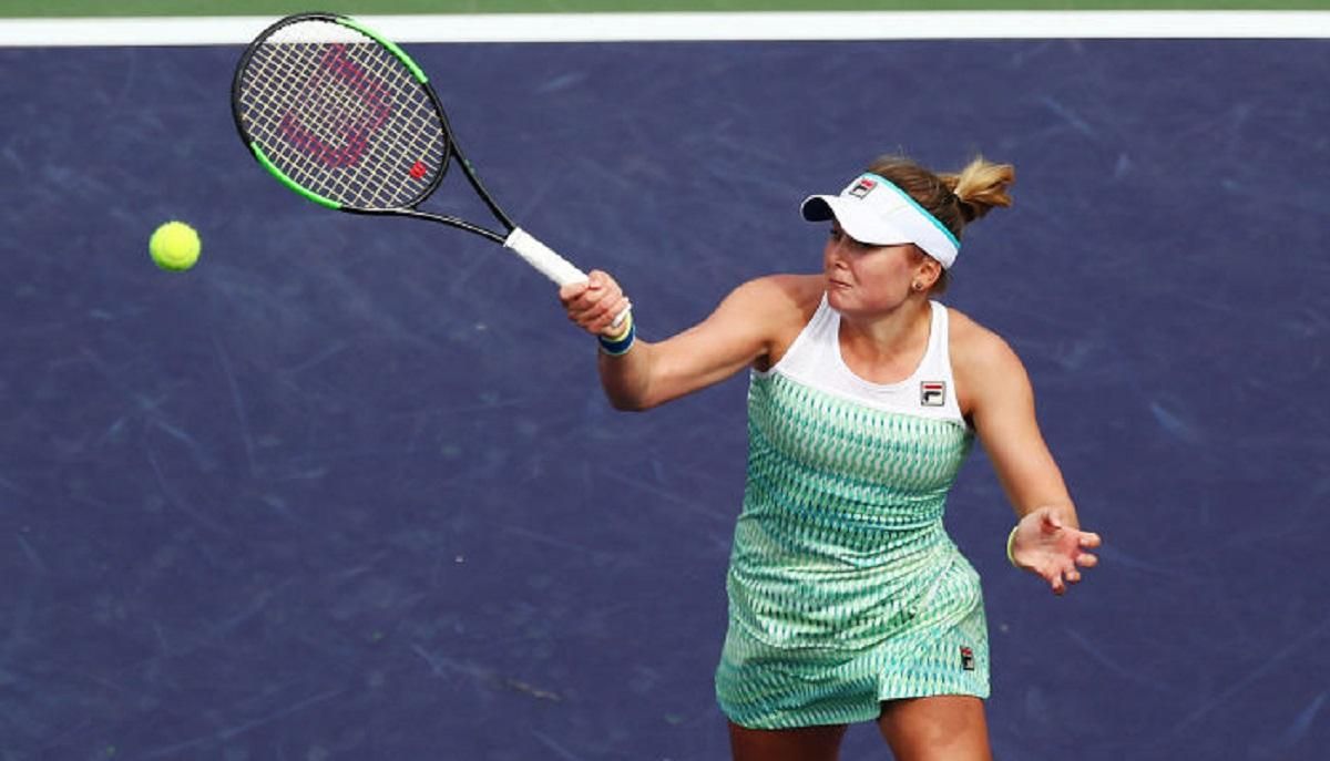 Украинка Козлова не смогла преодолеть второй круг турнира WTA в Чарльстоне