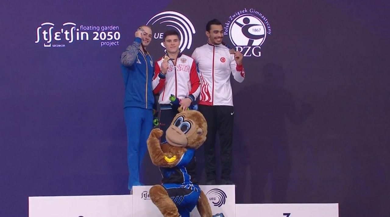 Украинский гимнаст выиграл серебряную награду на Чемпионате Европы