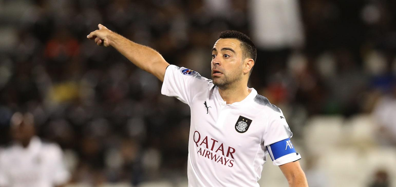 Легендарный Хави забил сумасшедший гол и отдал результативный пас: видео