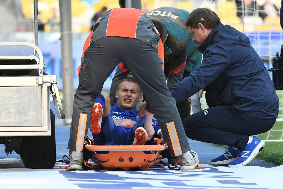 Футболист "Динамо" находится в больнице после жуткой травмы