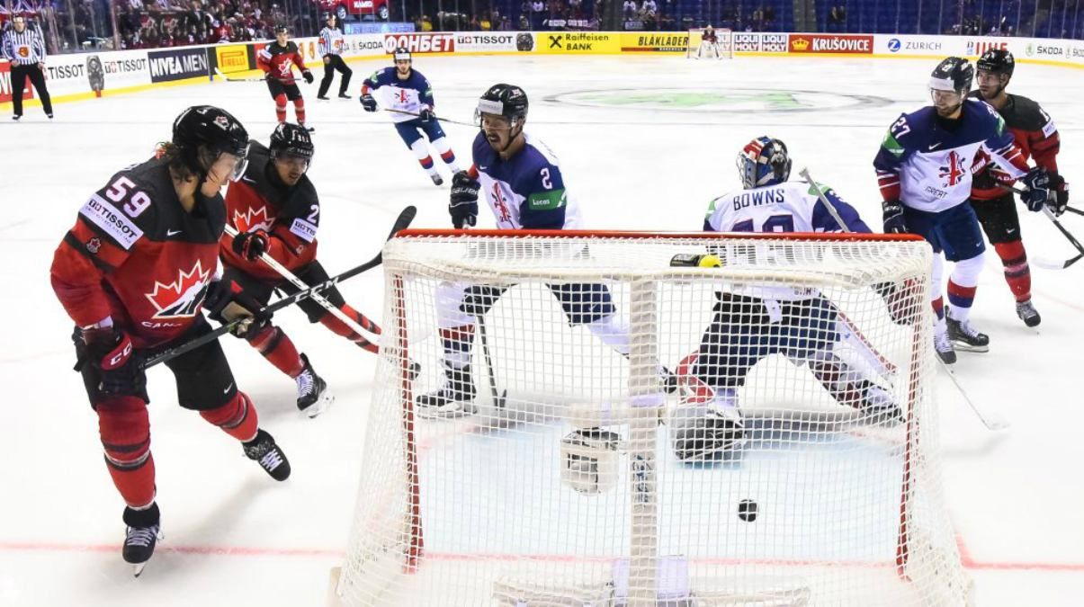 Канада забросила восемь шайб Великобритании, Швейцария победила Латвию на ЧМ по хоккею: видео