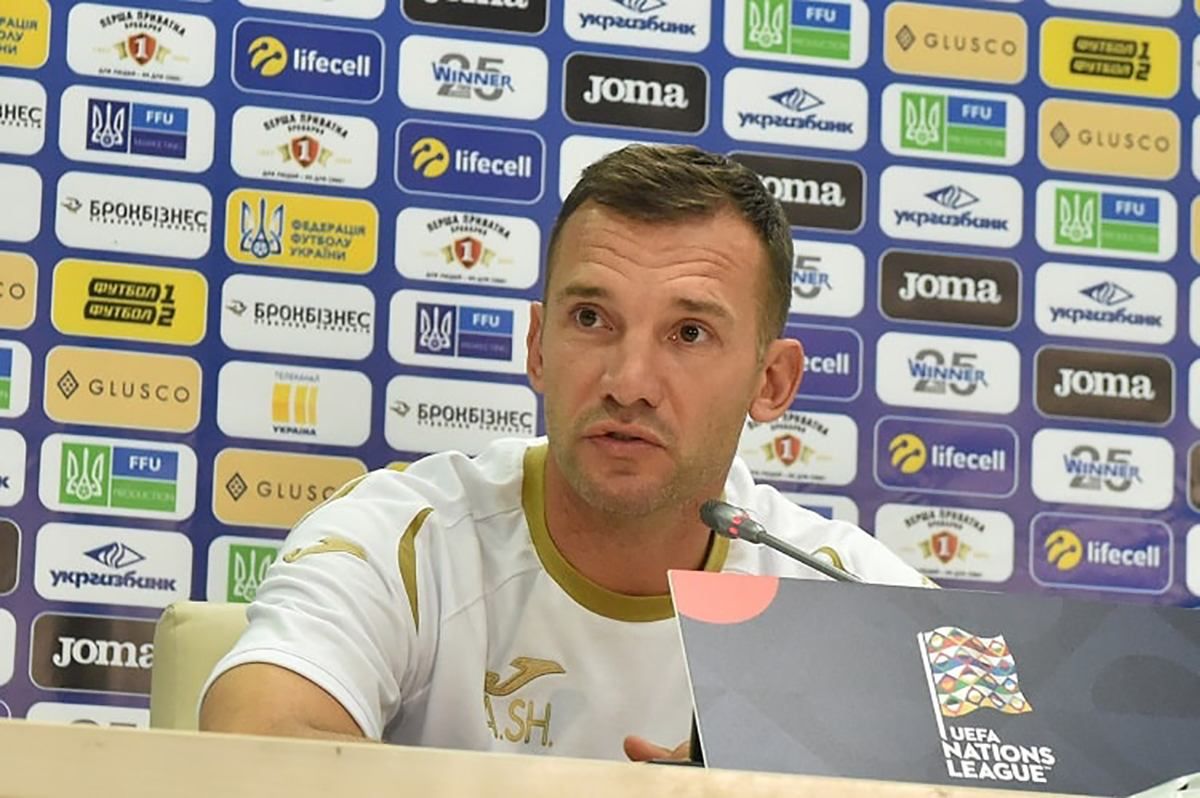 Шевченко назвав склад збірної України на матчі проти Сербії та Люксембургу
