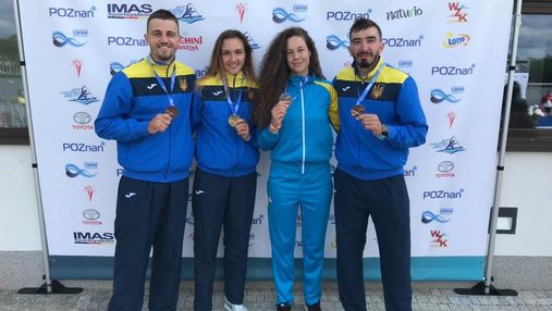 Українські веслувальники вибороли дві золоті нагороди на етапі Кубку світу в Познані
