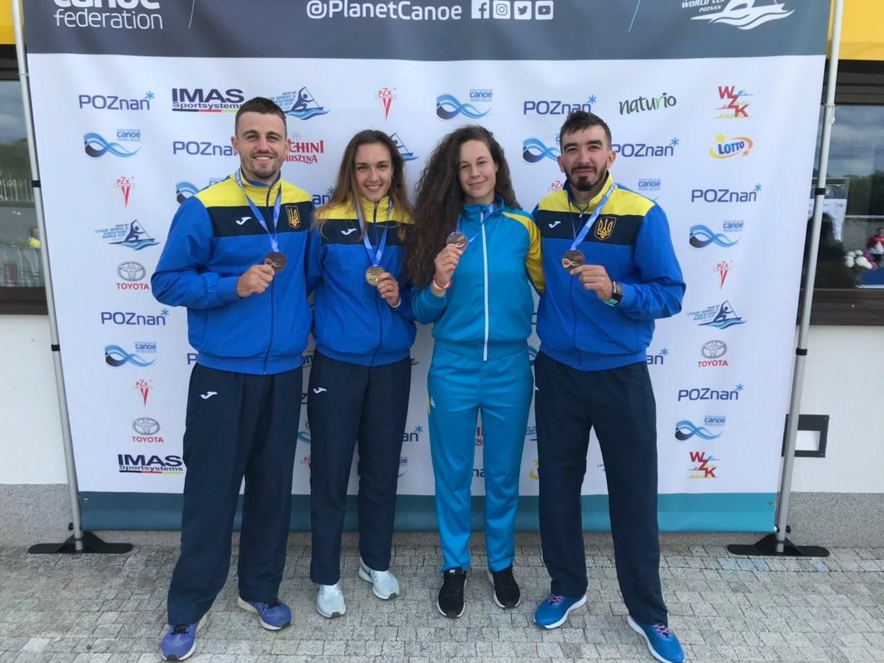 Українські веслувальники вибороли дві золоті нагороди на етапі Кубку світу в Познані