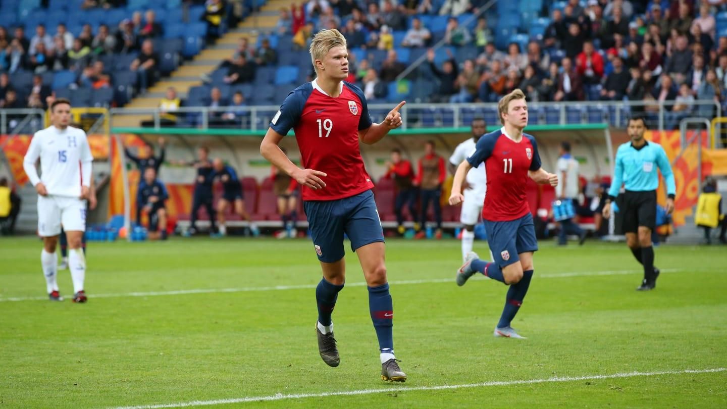 Норвежець Ерлінг Холанд забив 9 голів у матчі чемпіонату світу з футболу U-20: відео