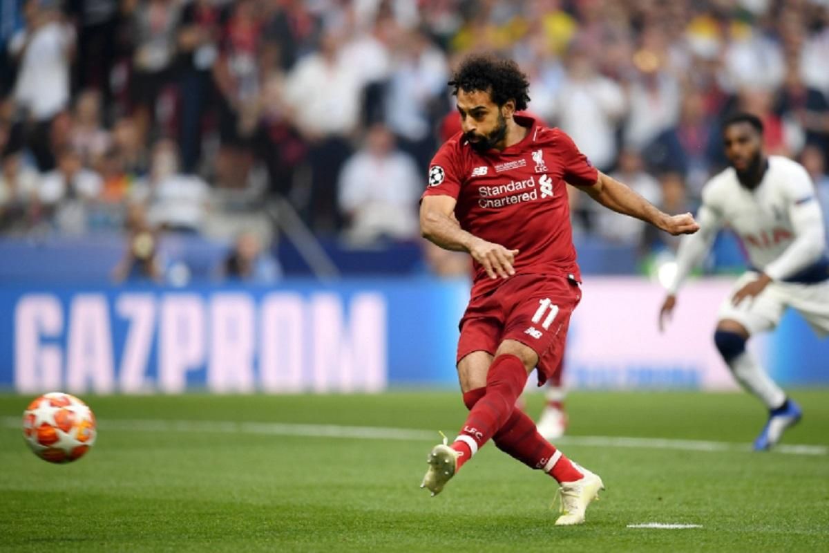 Салах забил второй самый быстрый гол в финале Лиги чемпионов: видео