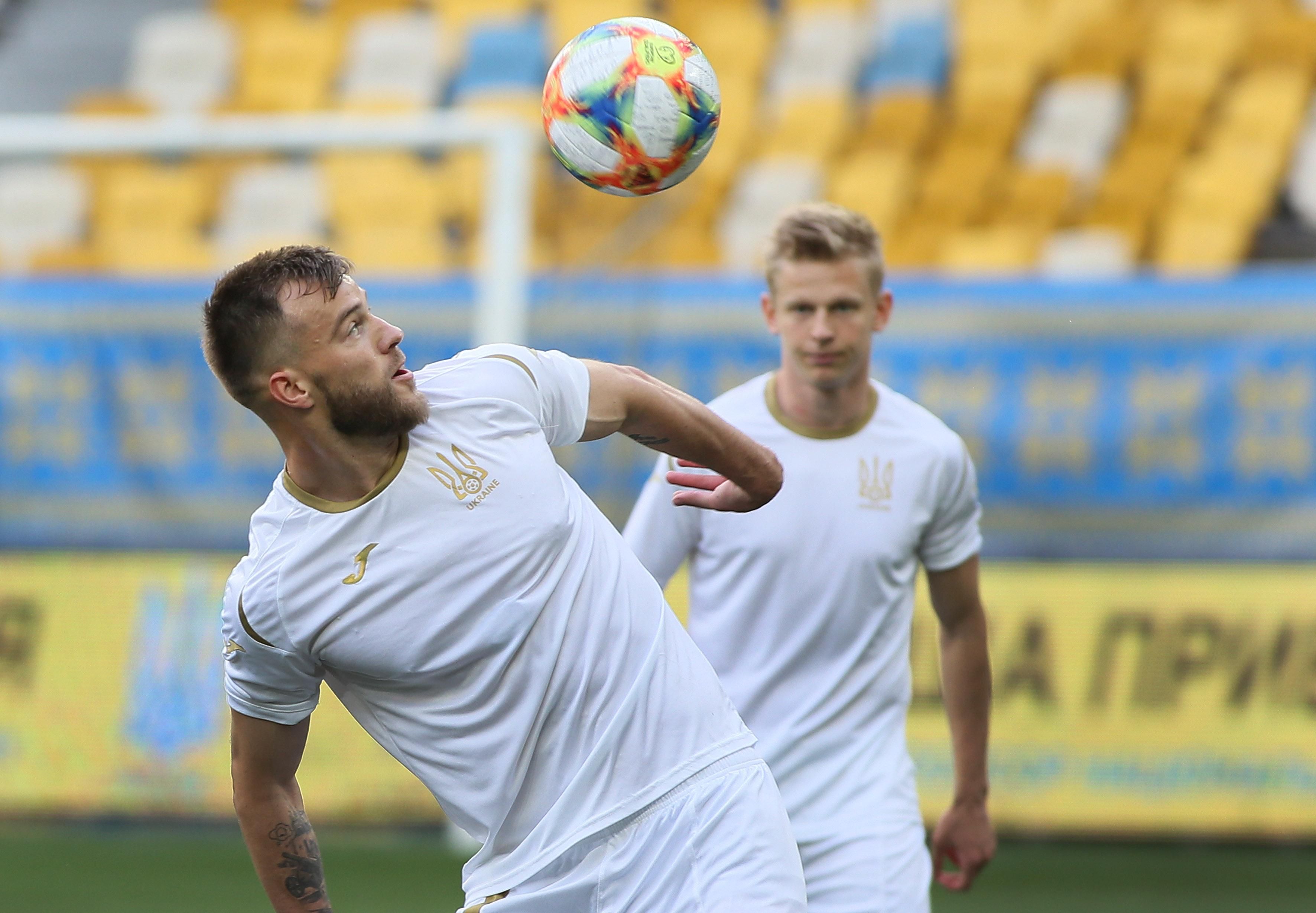 Три топ-игрока сборной Украины не сыграют против Сербии