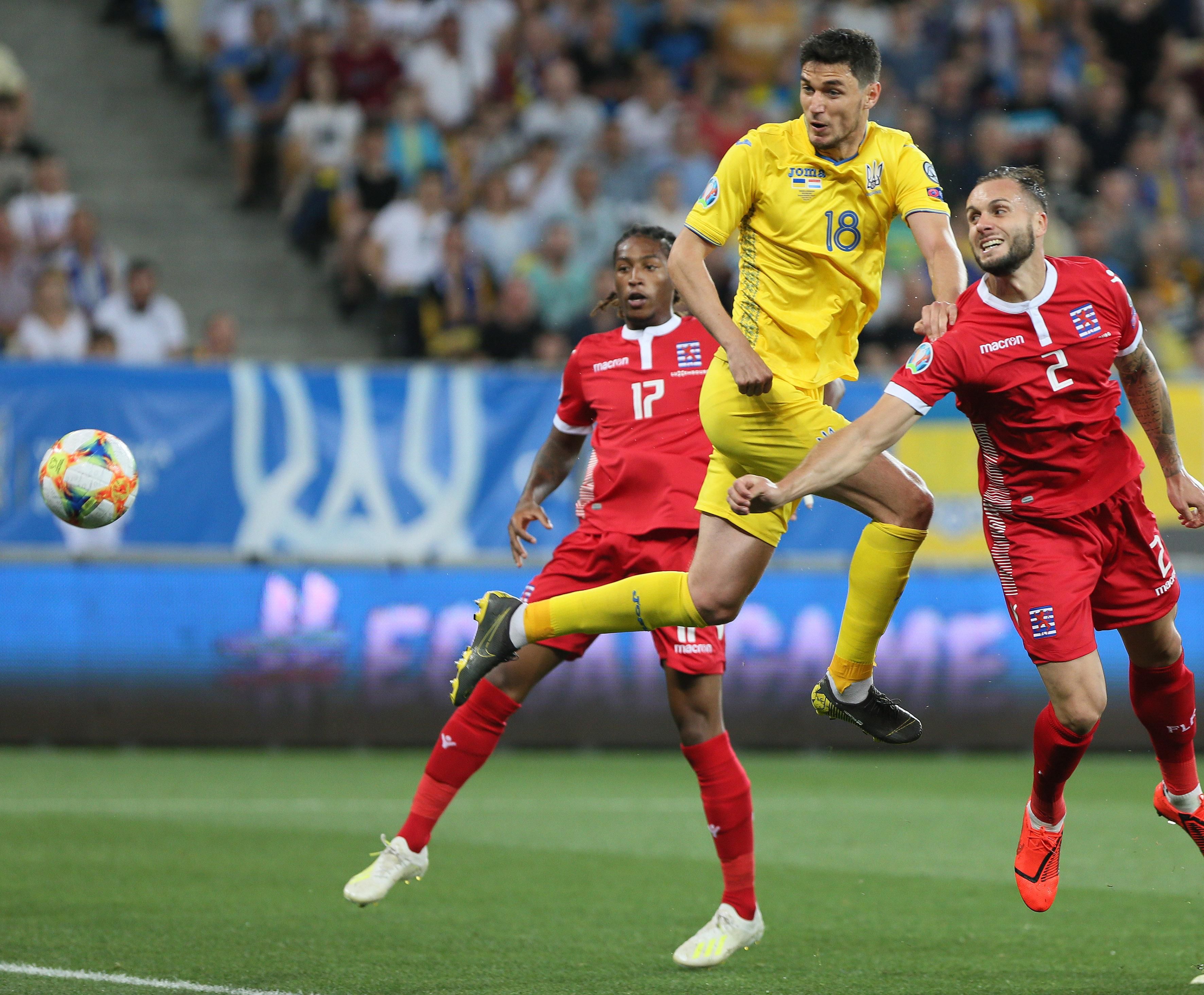  Украина - Люксембург 10 июня 2019 - видео голов и обзор отбора на Евро 2020