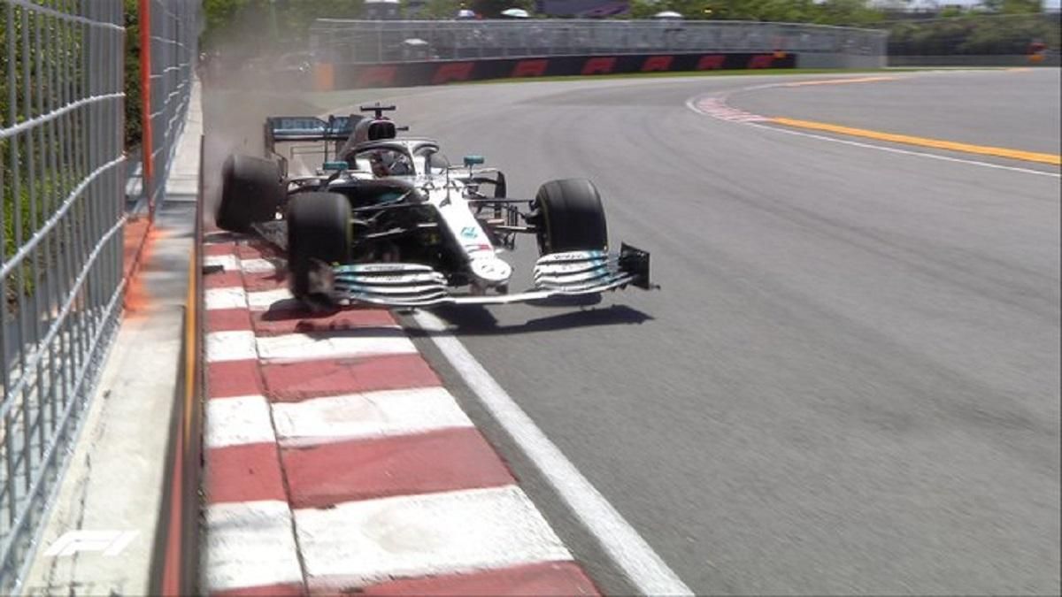 Хемілтон незграбно врізався у стіну на практиці гран-прі Канади: відео Хемілтон незграбно врізався у стіну на практиці гран-прі Канади: відео