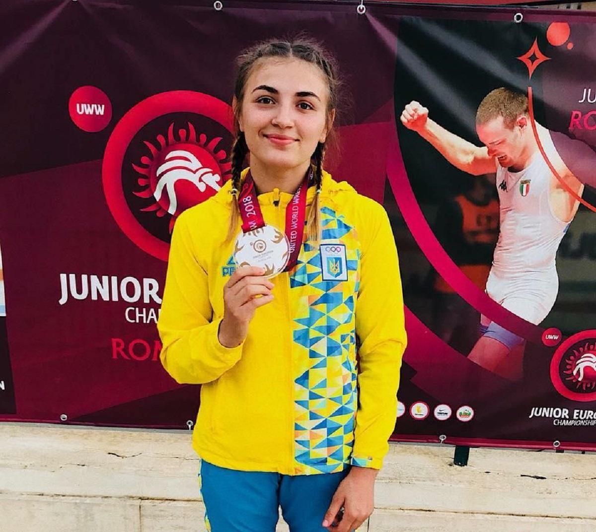 Українка Акобія виборола золото на юніорському чемпіонаті Європи з боротьби Українка Акобія виборола золото на юніорському чемпіонаті Європи з боротьби