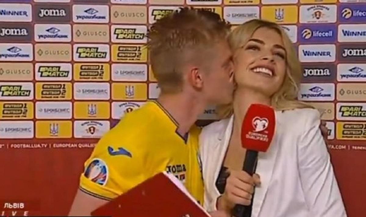 Зінченко зізнався, чому поцілував журналістку в прямому ефірі Зінченко зізнався, чому поцілував журналістку в прямому ефірі