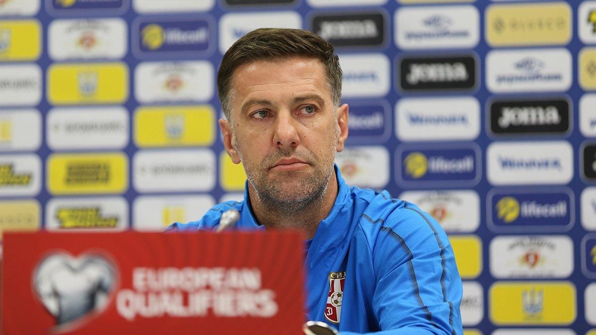 Сербія звільнила головного тренера збірної після розгрому від України