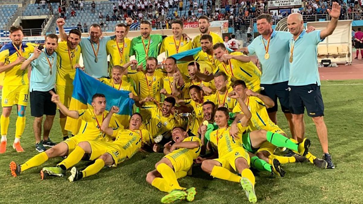 Дефлімпійська збірна України з футболу стала чемпіоном Європи