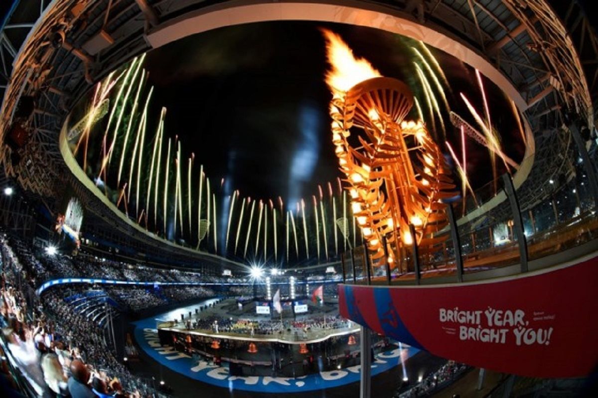 Як збірну України зустріли на церемонії відкриття Європейських ігор-2019: яскраве відео Як збірну України зустріли на церемонії відкриття Європейських ігор-2019: яскраве відео