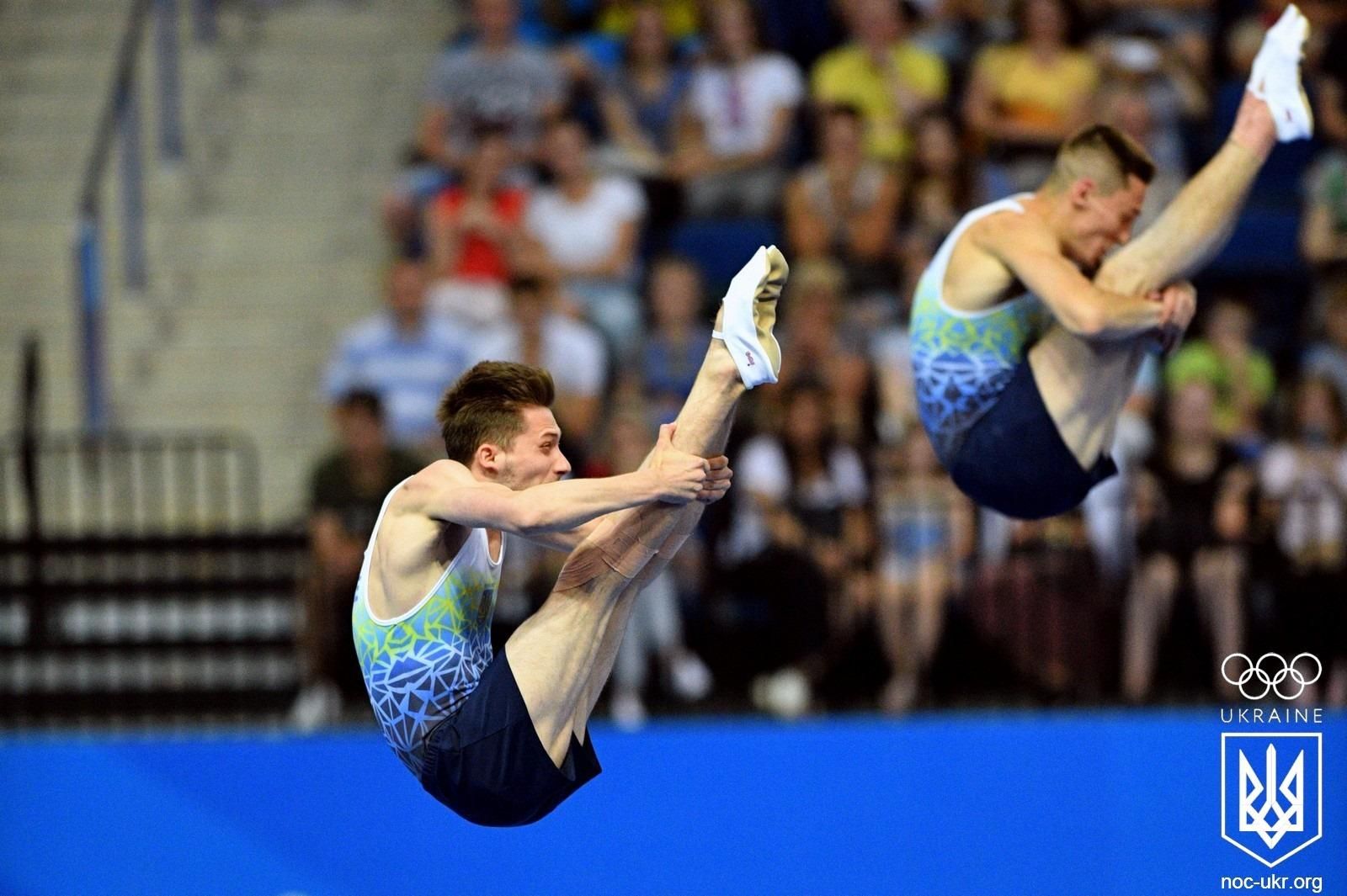 Європейські ігри 2019: українці вибороли срібло у стрибках на батуті Європейські ігри 2019: українці вибороли срібло у стрибках на батуті